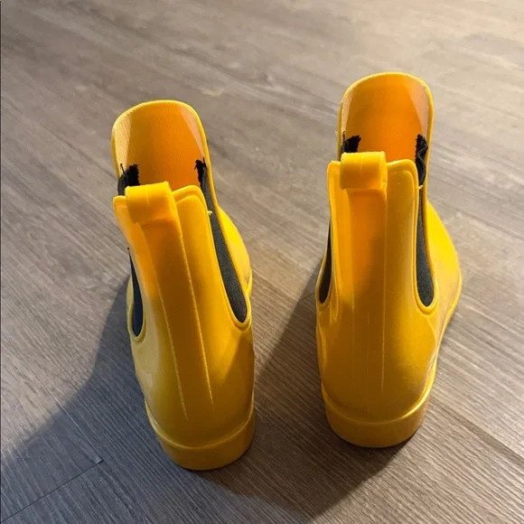 Bright Yellow Chelsea Rain Boots - Picture 2 of 2